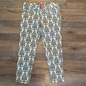 Cartonnier Pants Damask Charlie Ankle Green